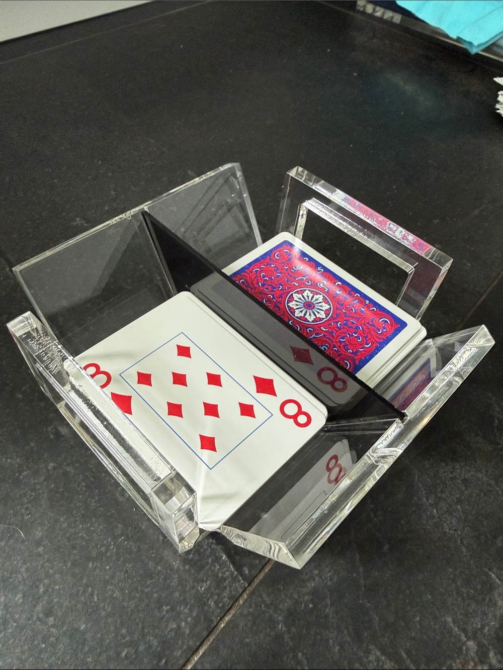 Luxe Dominoes El Canasta Tray